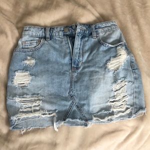 Jean skirt